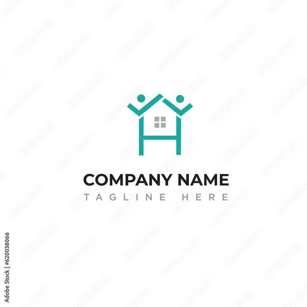 Co-Living Logo vector perfect for home services or co-living Co-Living Logo vector perfect for home services or co-living