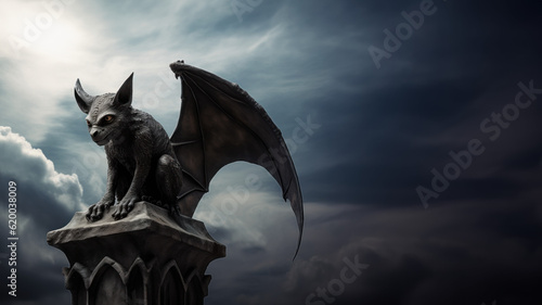 Gargoyle created with Generative AI technology