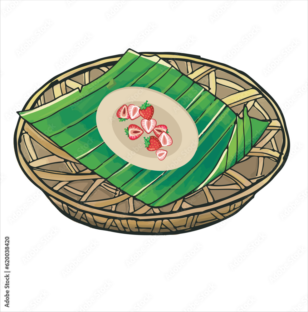 Obraz premium plate with flowers