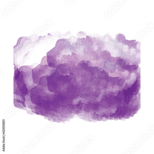 watercolor purple clouds