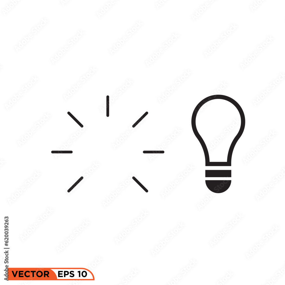 Lamp icon design vector graphic of template, sign and symbol Lamp icon design vector graphic of template, sign and symbol