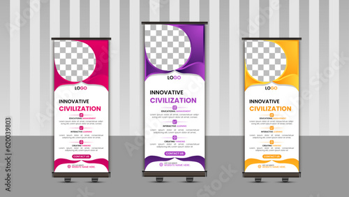 Business Rollup banner design.