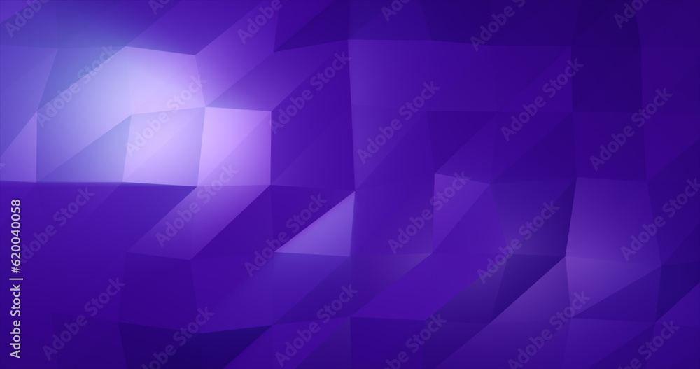 Abstract purple silver low poly triangular mesh background