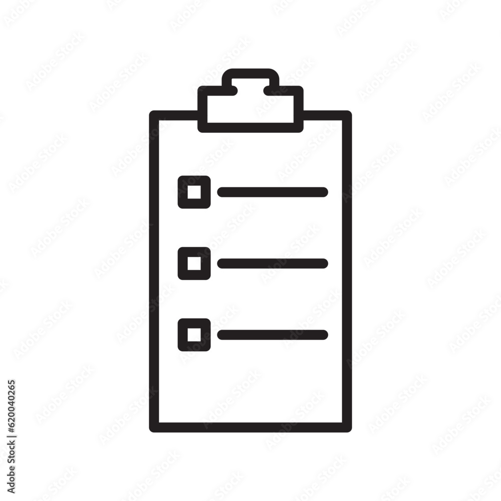 clipboard with checklist clipboard with checklist