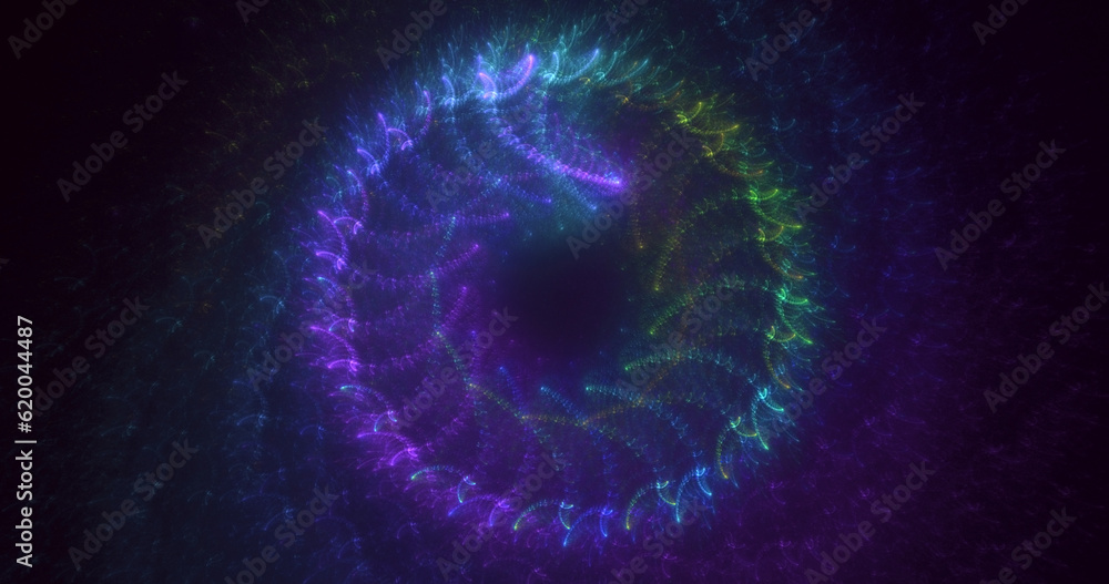 3D rendering abstract circle light background 3D rendering abstract circle light background