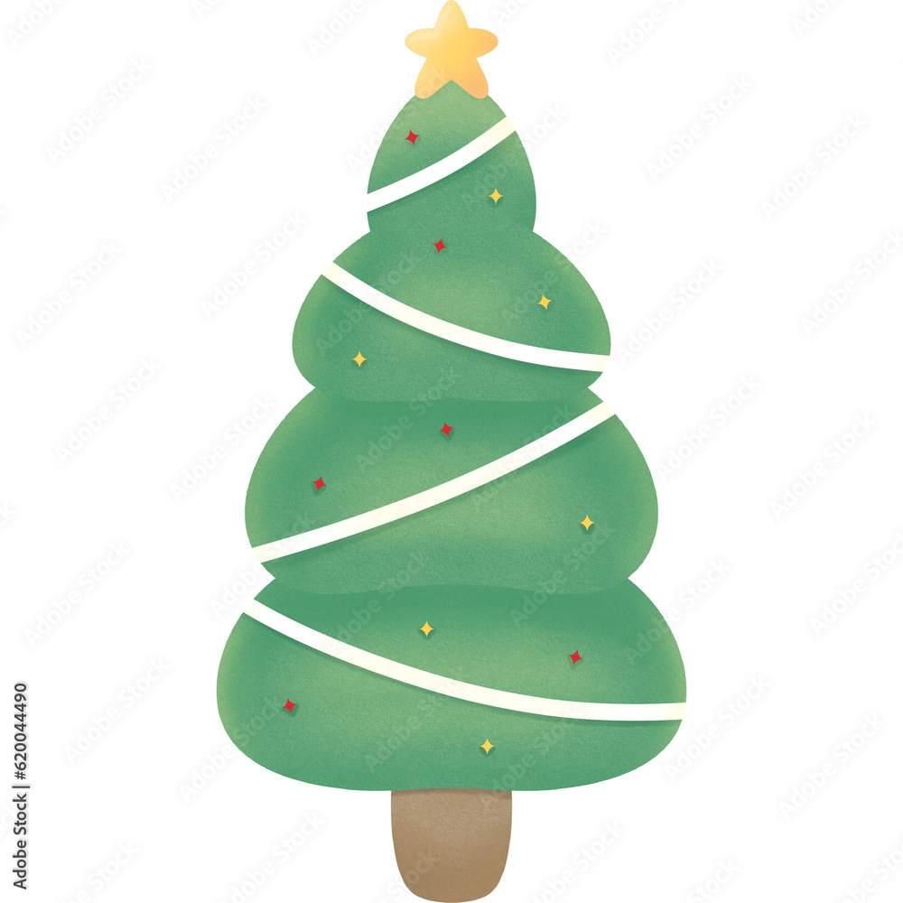 Christmas tree decorations in winter Christmas tree decorations in winter