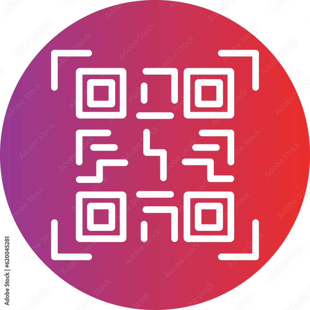 Vector Design QR Code Icon Style Vector Design QR Code Icon Style