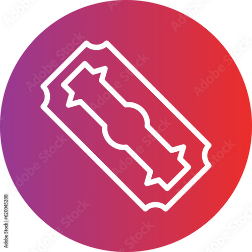 Vector Design Razor Blade Icon Style