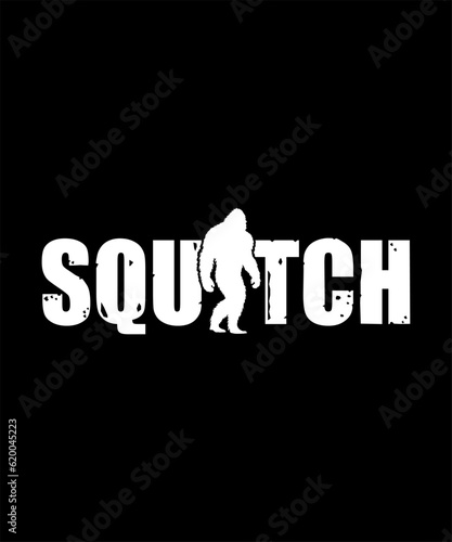Squatch logo vector design