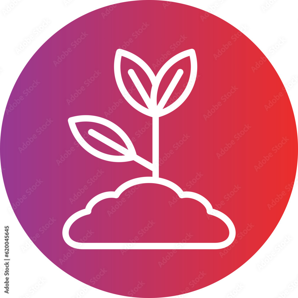 Vector Design Sprout Icon Style Vector Design Sprout Icon Style