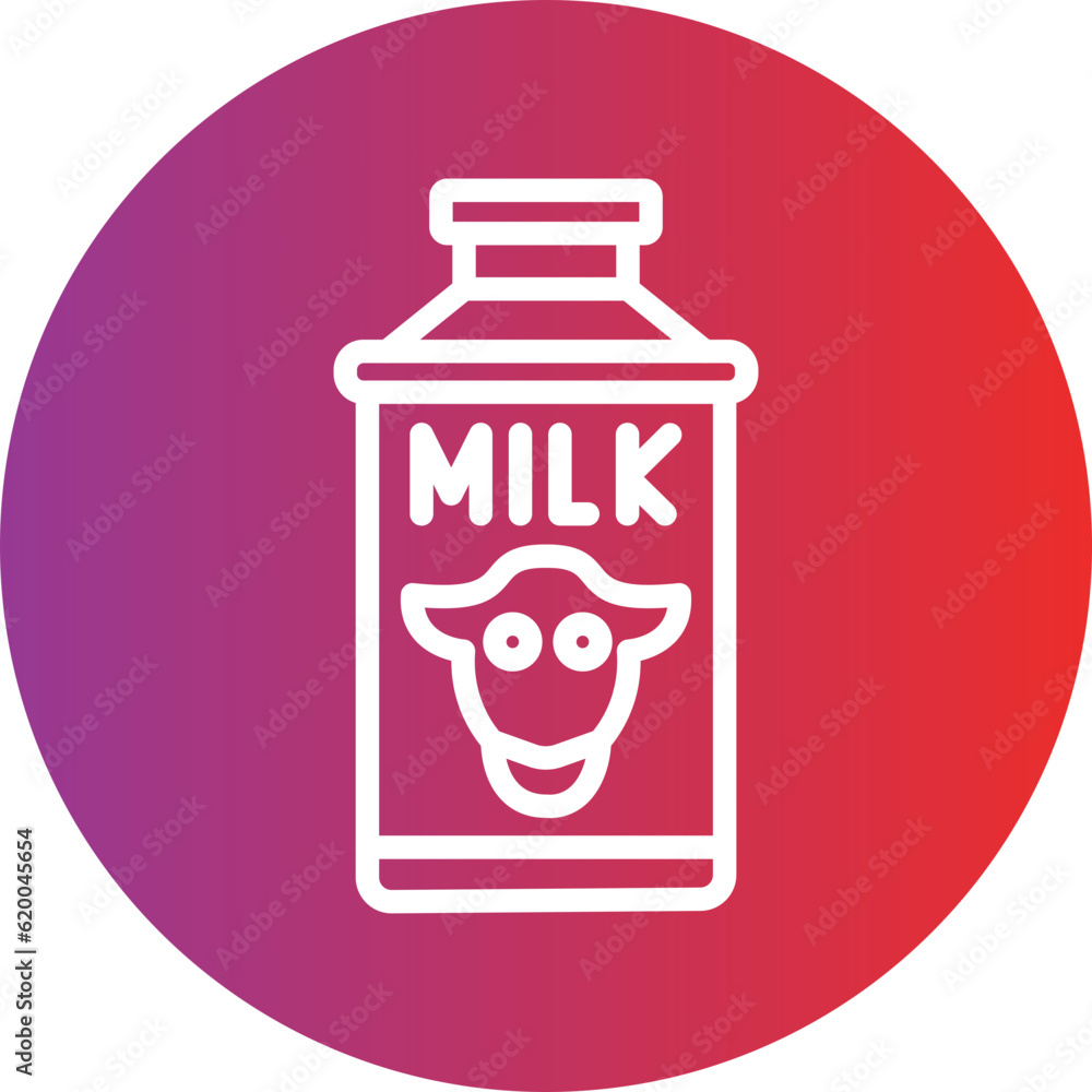 Vector Design Milk Bucket Icon Style