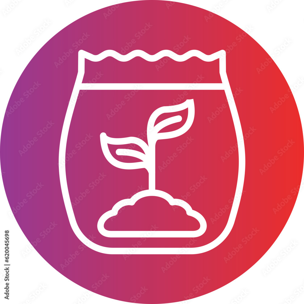 Fototapeta premium Vector Design Fertilizer Icon Style