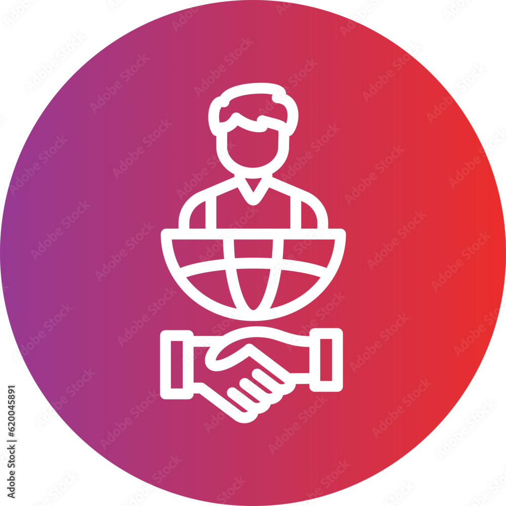 Vector Design International Relations Icon Style Vector Design International Relations Icon Style