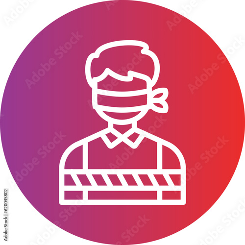Vector Design Hostage Icon Style