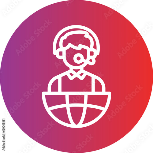 Vector Design Interpreter Icon Style