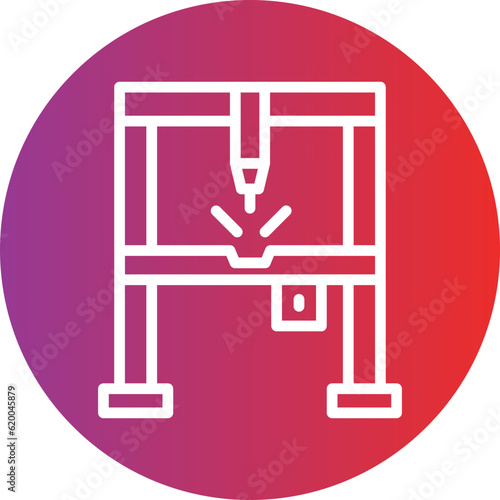 Vector Design Plasma Laser Icon Style