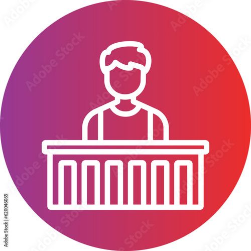Vector Design Witness Icon Style