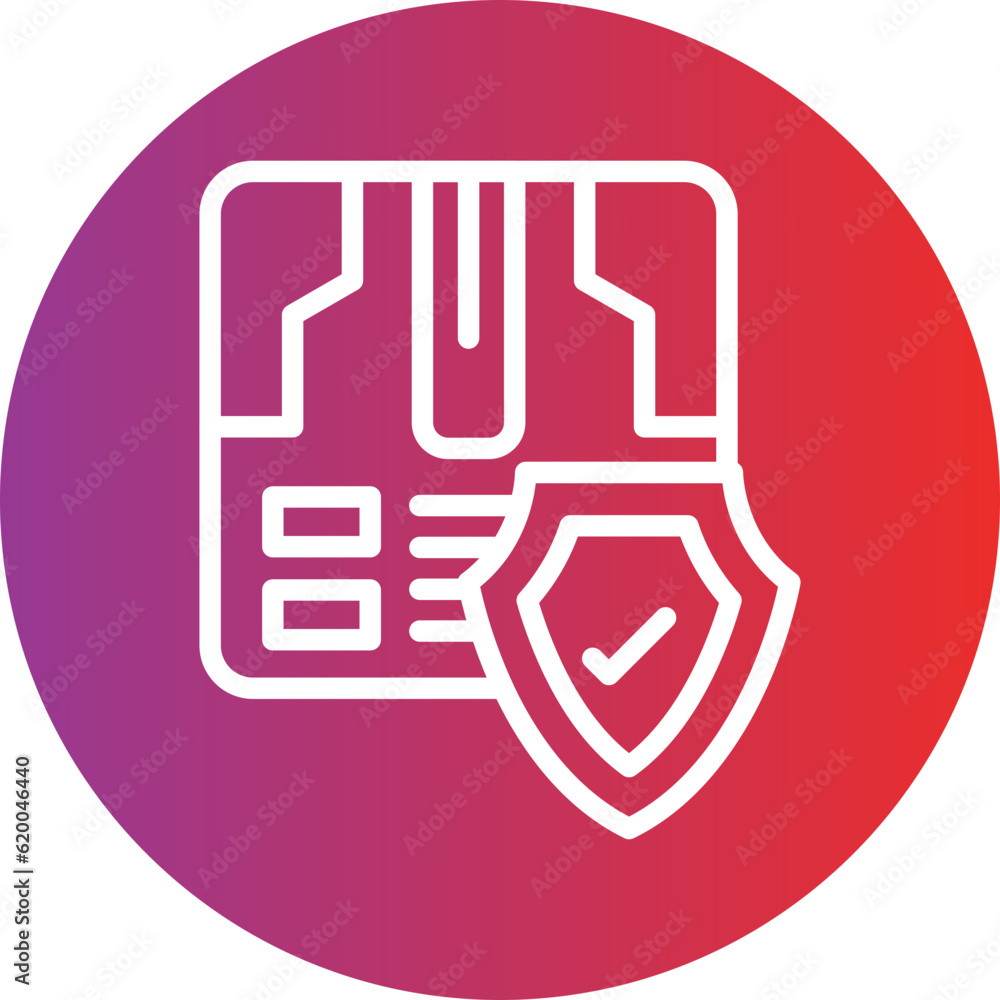 Vector Design Package Insurance Icon Style Vector Design Package Insurance Icon Style