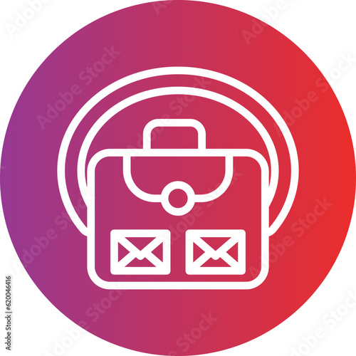 Vector Design Mail Bag Icon Style