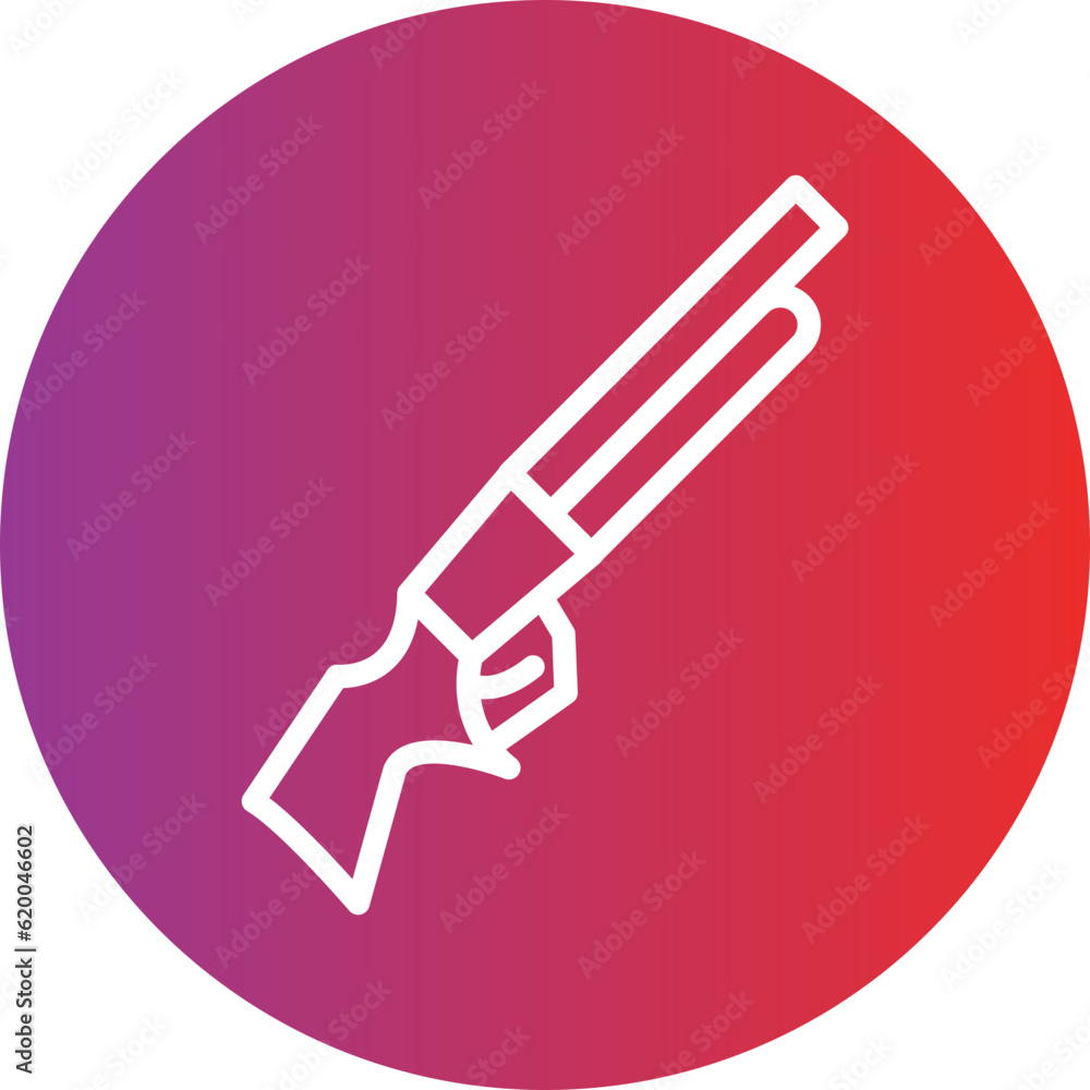 Vector Design Shotgun Icon Style