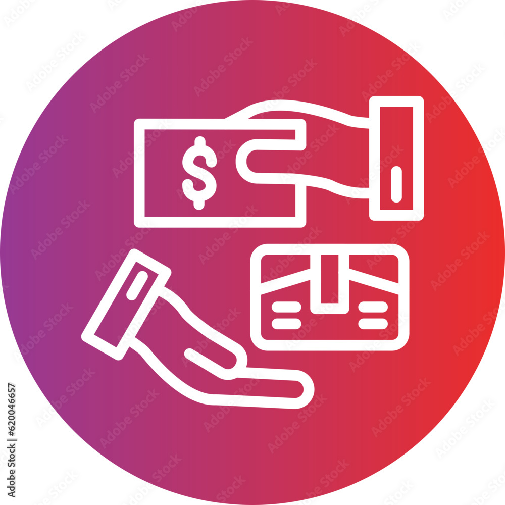 Vector Design Pay Upon Delivery Icon Style Vector Design Pay Upon Delivery Icon Style