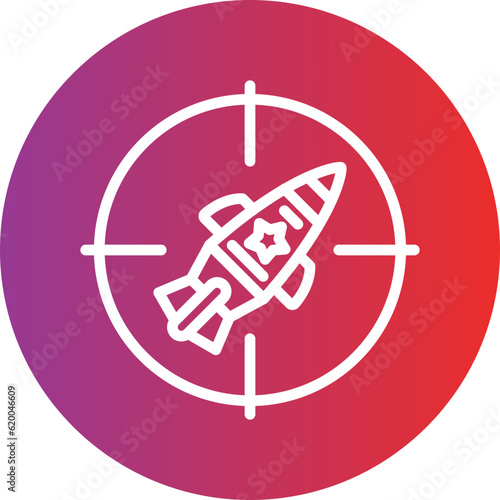 Vector Design Red Zone Icon Style