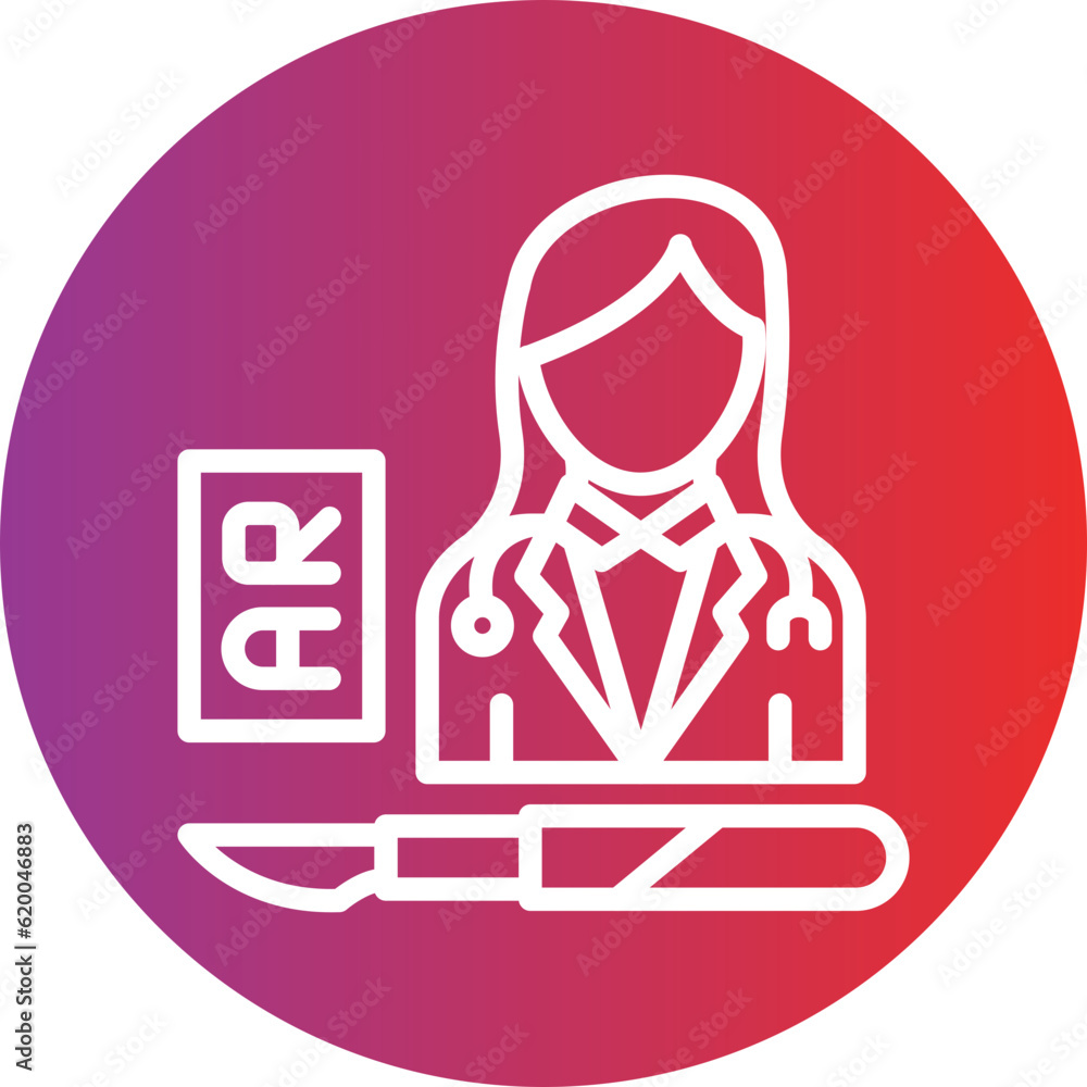 Vector Design Ar Surgery Icon Style Vector Design Ar Surgery Icon Style