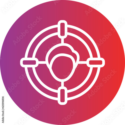 Vector Design Headhunting Icon Style