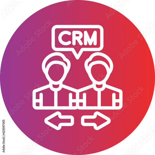 Vector Design Crm Methodologies Icon Style