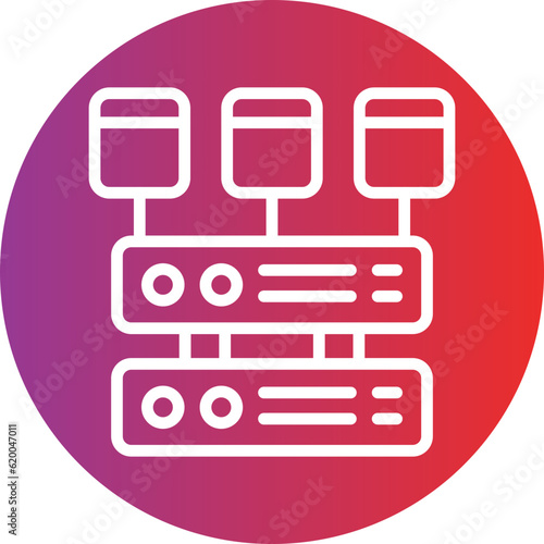 Vector Design Data Modeling Icon Style