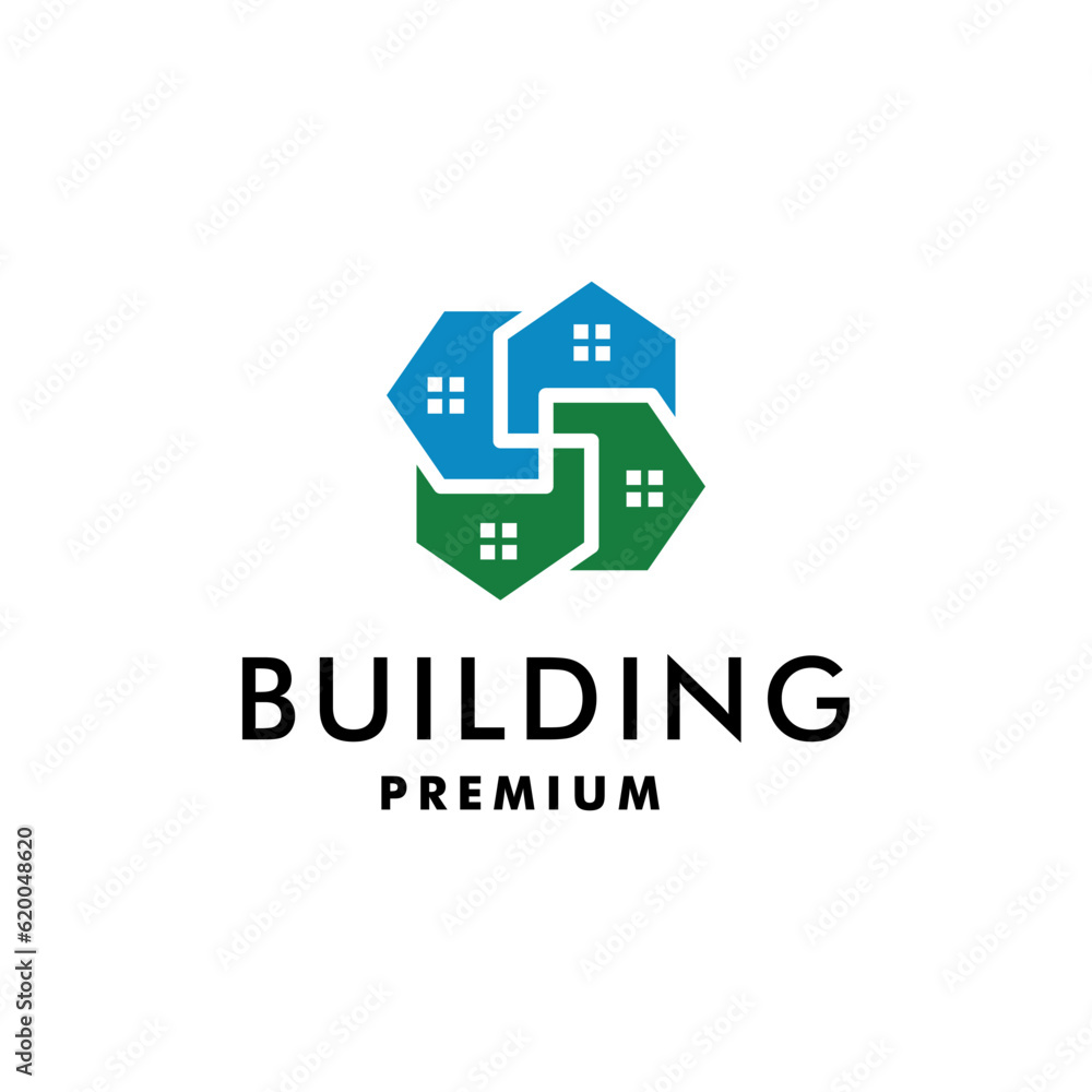 Home Building Logo design vector illustration