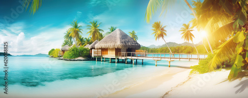 tropical vacation background 