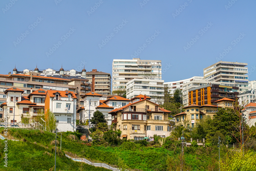 Houses on the coast, Santander