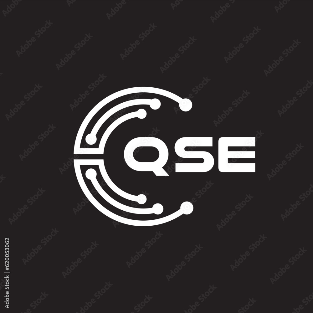 QSEletter technology logo design on black background. QSEcreative initials letter IT logo concept. QSEsetting shape design
QSEletter technology logo design on black background. QSEcreative initials letter IT logo concept. QSEsetting shape design