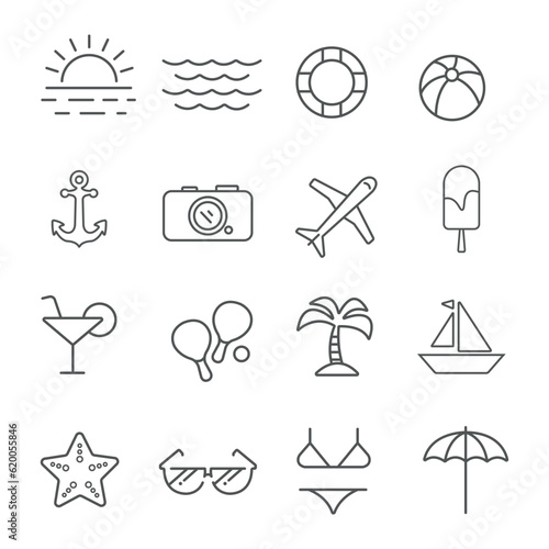 Summer icons