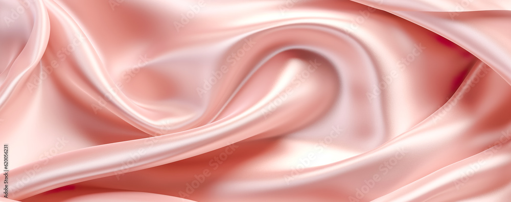 Fototapeta premium abstract background luxury cloth. Smooth elegant silk can use as wedding background. Generative AI