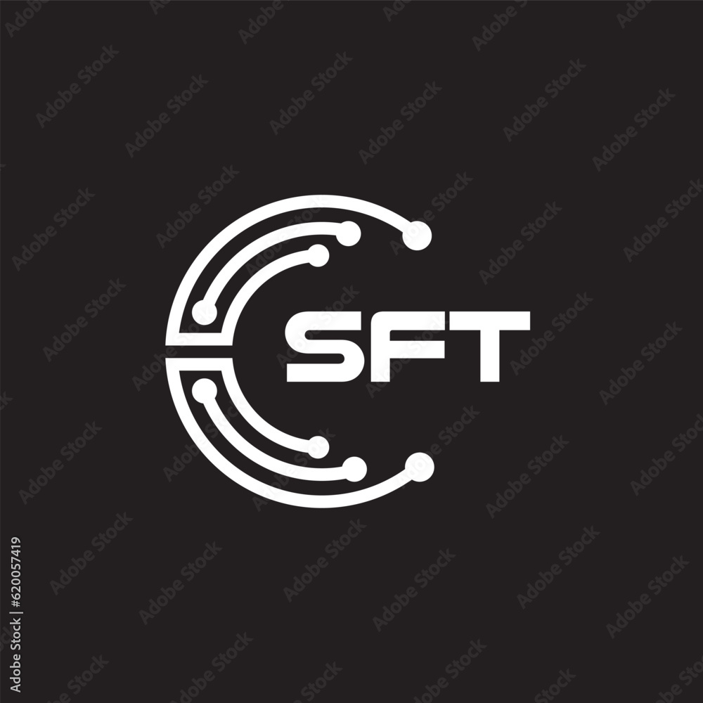 SFT letter technology logo design on black background. SFT creative initials letter IT logo concept. SFT setting shape design.
SFT letter technology logo design on black background. SFT creative initials letter IT logo concept. SFT setting shape design.