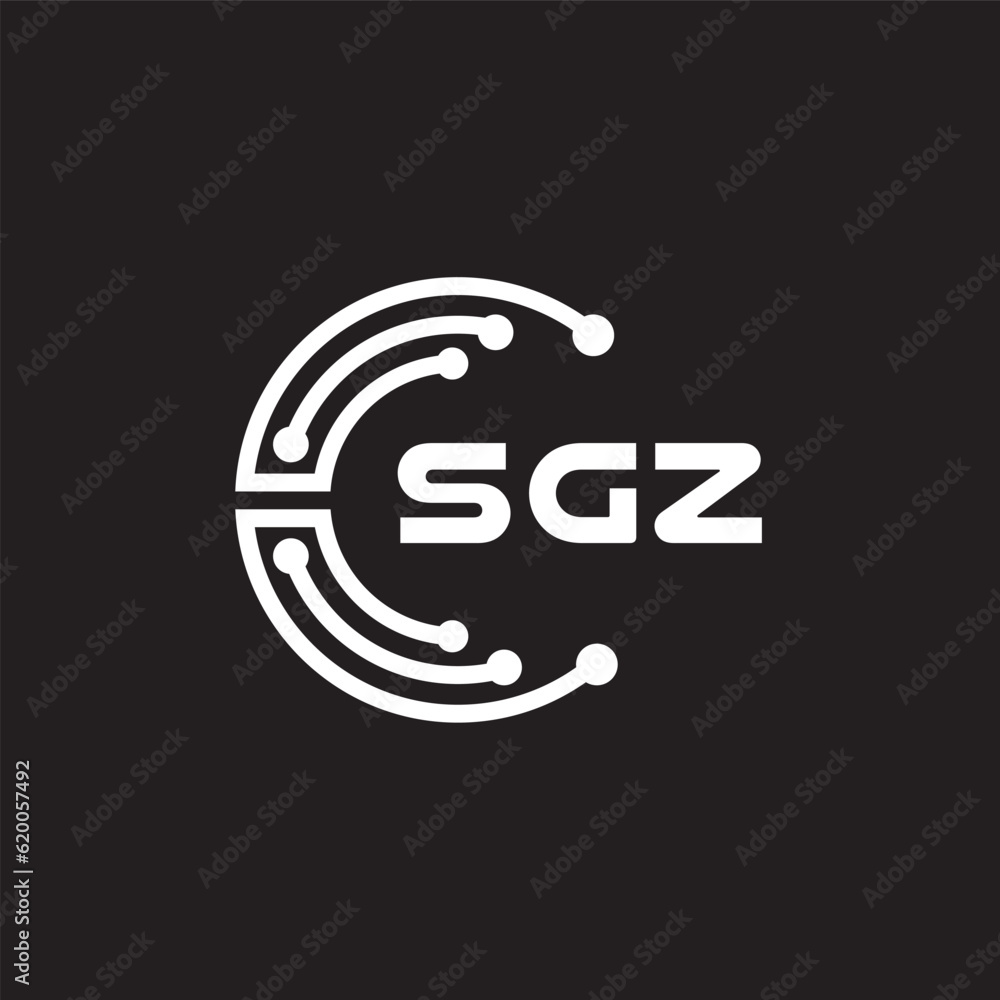 SGZ letter technology logo design on black background. SGZ creative initials letter IT logo concept. SGZ setting shape design.
SGZ letter technology logo design on black background. SGZ creative initials letter IT logo concept. SGZ setting shape design.