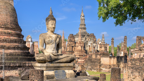 Wat Mahathat at Sukhothai National Historical Park, Sukhothai, Thailand