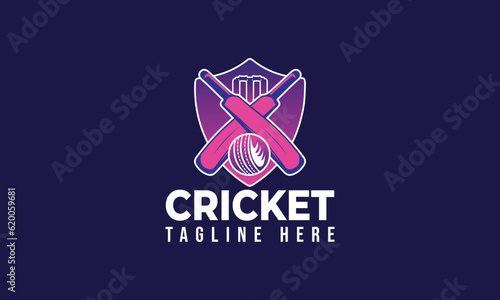 Cricket Sports Logo Vector Design