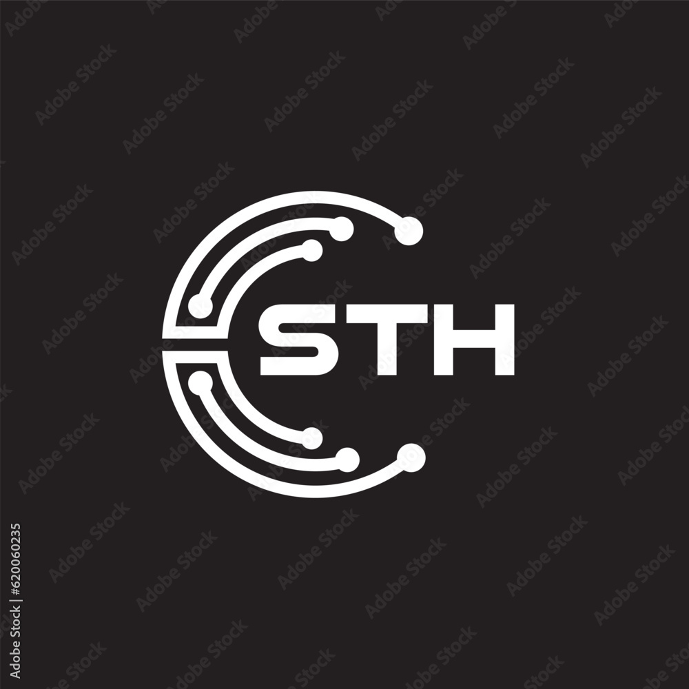 STH letter technology logo design on black background. STH creative initials letter IT logo concept. STH setting shape design.
STH letter technology logo design on black background. STH creative initials letter IT logo concept. STH setting shape design.