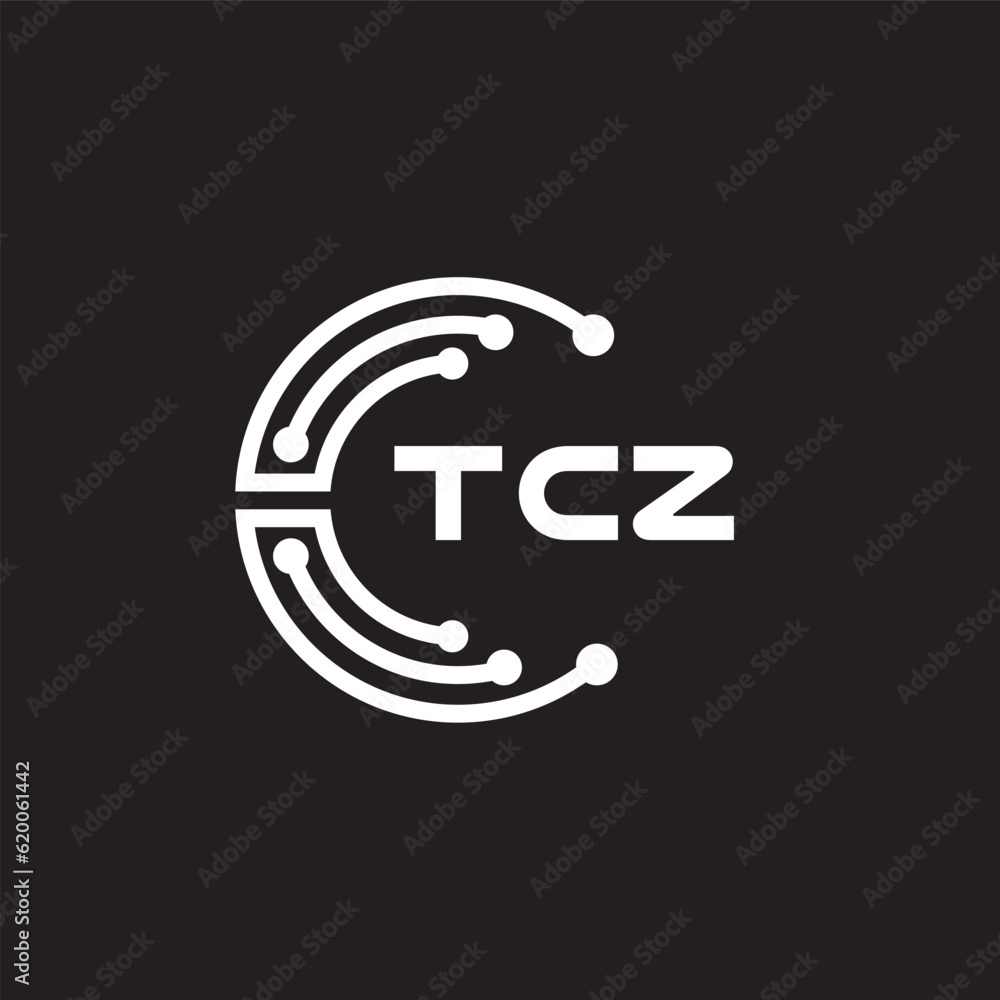 TCZ letter technology logo design on black background. TCZ creative initials letter IT logo concept. TCZ setting shape design.
TCZ letter technology logo design on black background. TCZ creative initials letter IT logo concept. TCZ setting shape design.