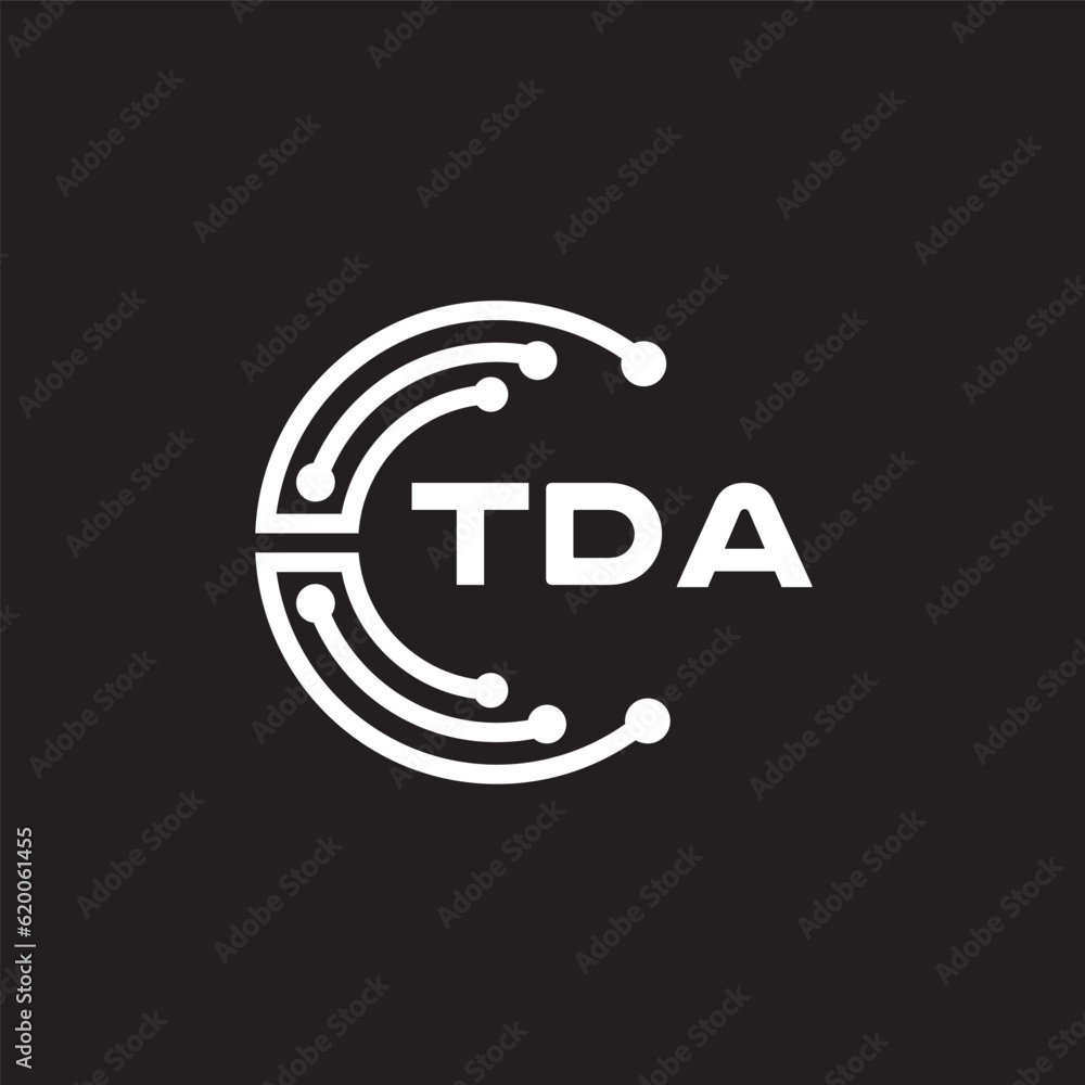 TDA letter technology logo design on black background. TDA creative initials letter IT logo concept. TDA setting shape design.
TDA letter technology logo design on black background. TDA creative initials letter IT logo concept. TDA setting shape design.