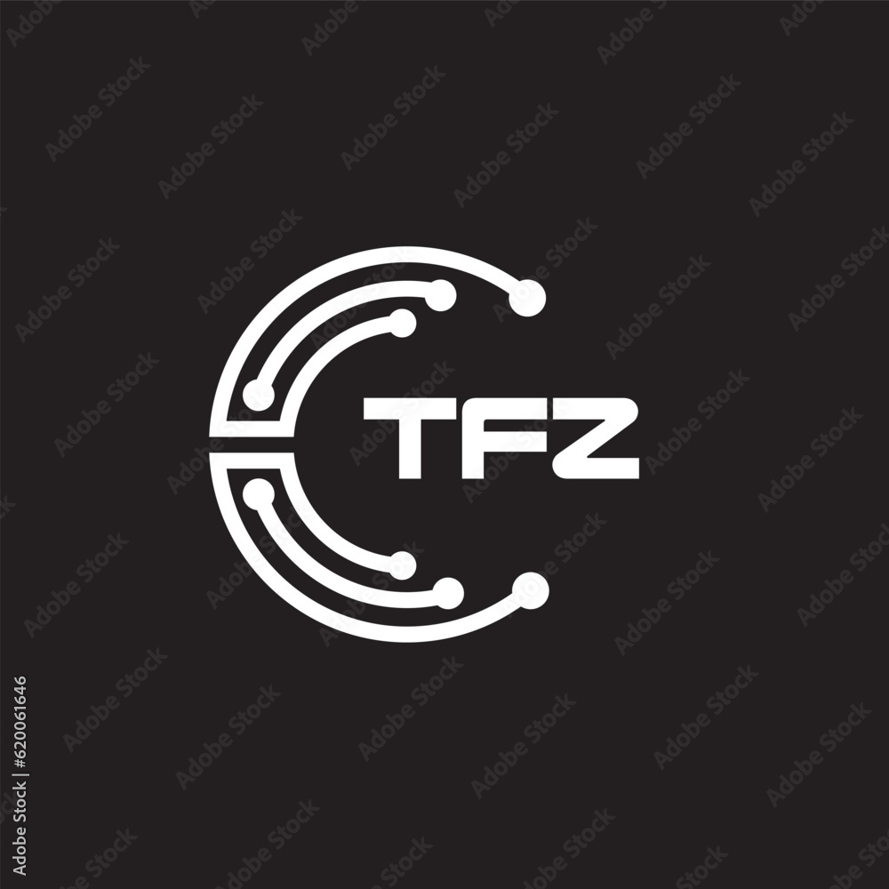 TFZ letter technology logo design on black background. TFZ creative initials letter IT logo concept. TFZ setting shape design.
TFZ letter technology logo design on black background. TFZ creative initials letter IT logo concept. TFZ setting shape design.