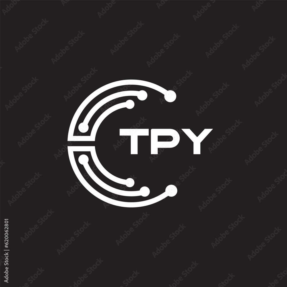 TPY letter technology logo design on black background. TPY creative initials letter IT logo concept. TPY setting shape design.
TPY letter technology logo design on black background. TPY creative initials letter IT logo concept. TPY setting shape design.