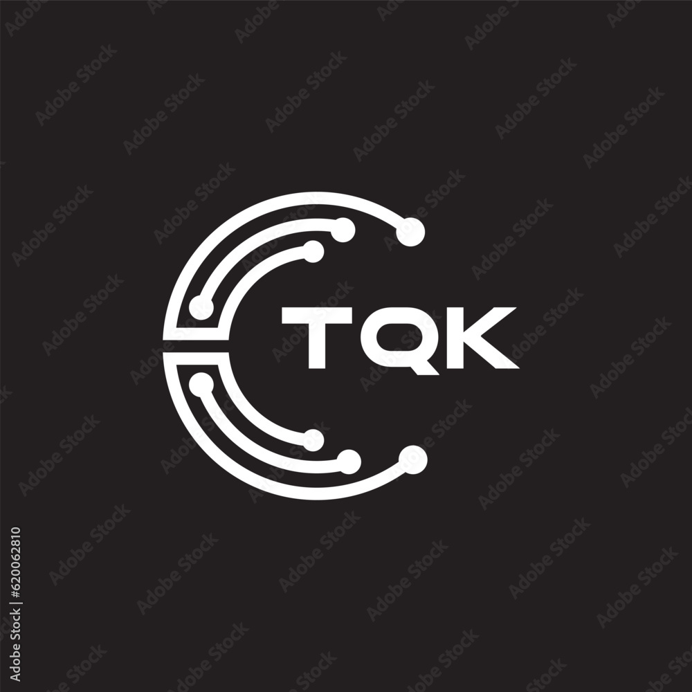 TQK letter technology logo design on black background. TQK creative initials letter IT logo concept. TQK setting shape design.
TQK letter technology logo design on black background. TQK creative initials letter IT logo concept. TQK setting shape design.