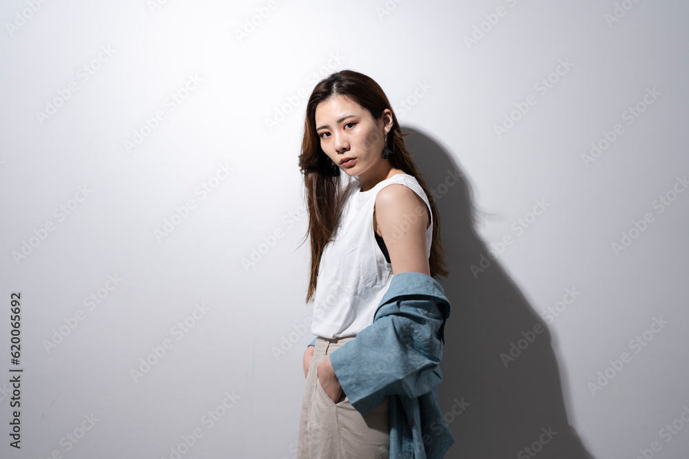 夏ファッションの女性 夏ファッションの女性