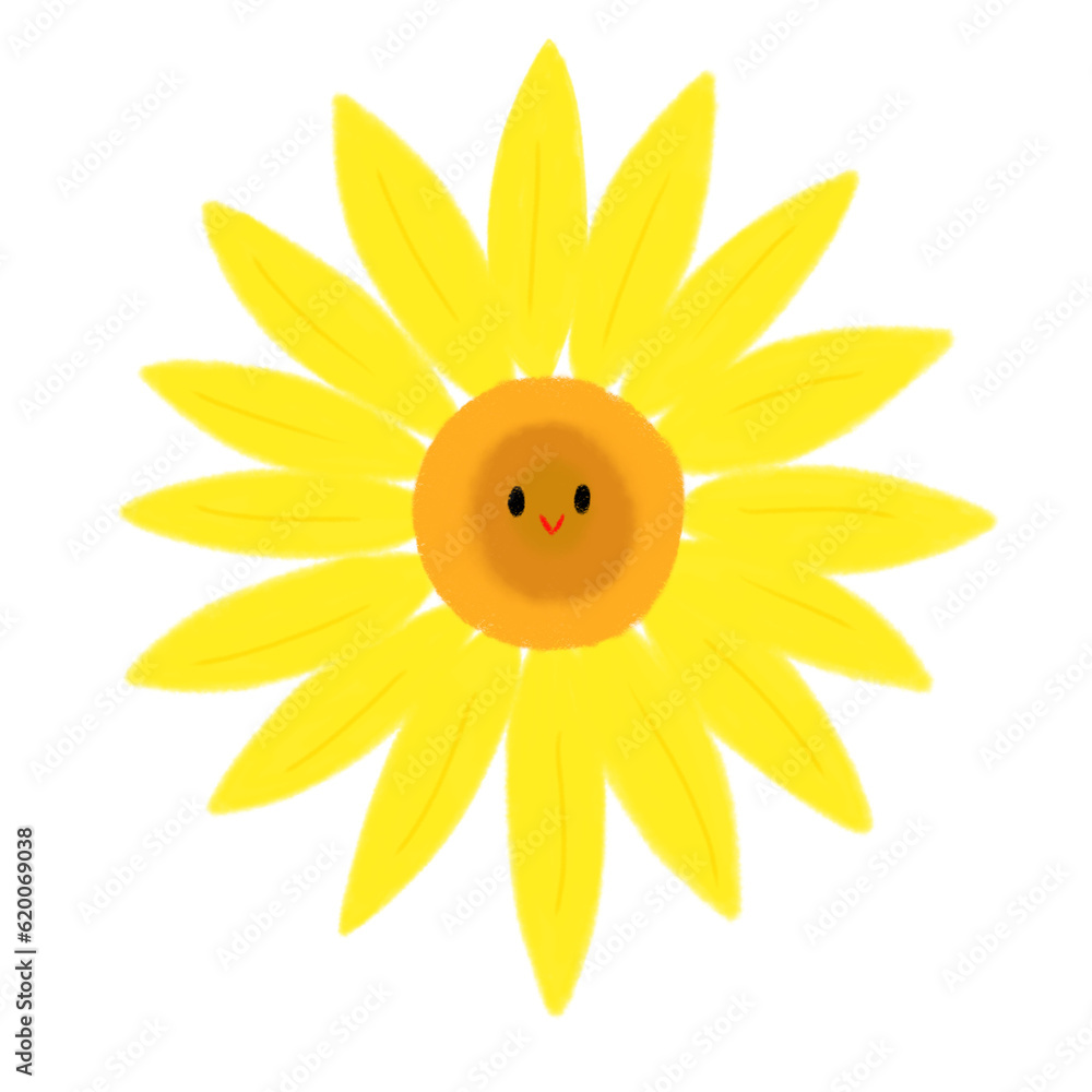 sunflower with a smile