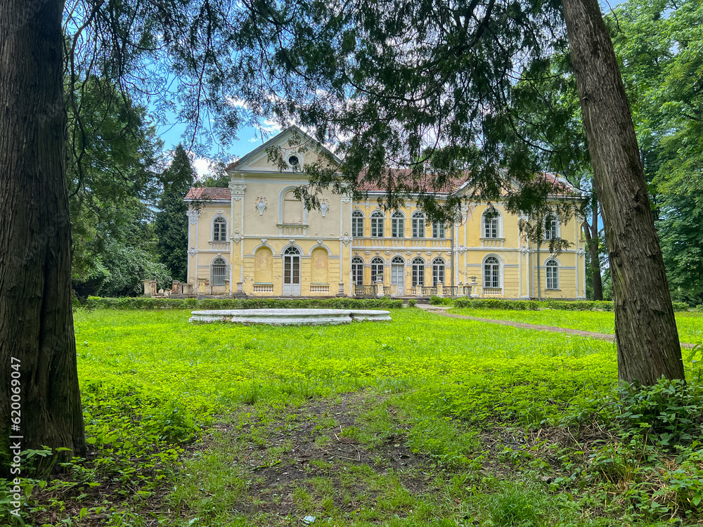 Abandoned old Sheptytskih villa in the wwest part of Ukraine