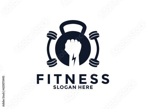 Fitness and Gym Logo Design Vector